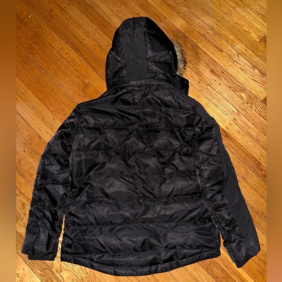 Armani Exchange Hooded Fur Parka Jacket Mens (S) - Picture 7 of 11